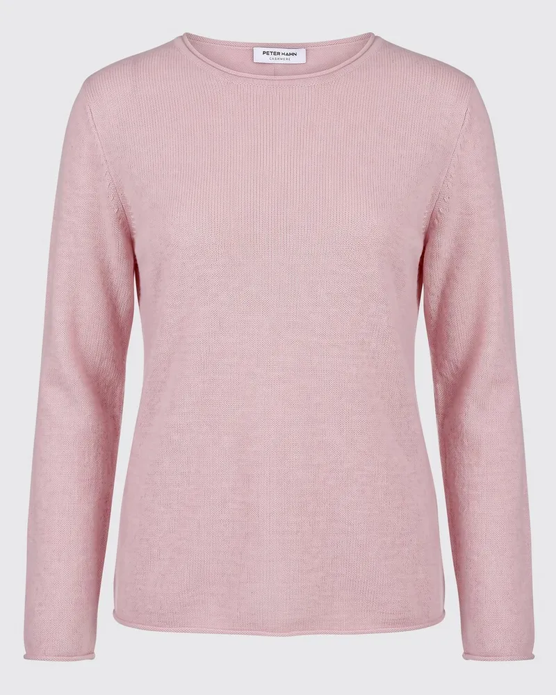 Peter Hahn Rundhals-Pullover  rosé Rosé
