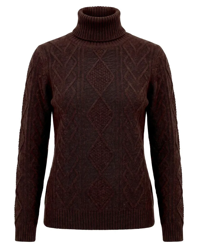 Peter Hahn Pullover aus 100% Kaschmir  braun Braun