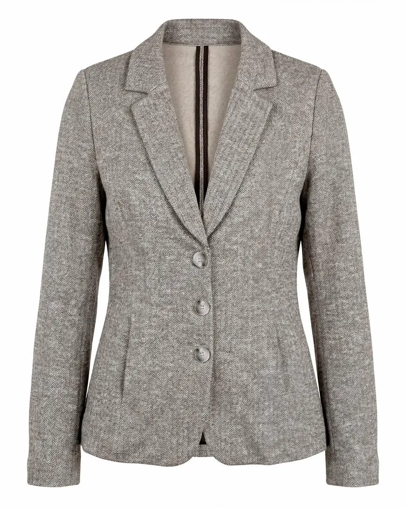 Peter Hahn Jersey-Blazer  grau Grau