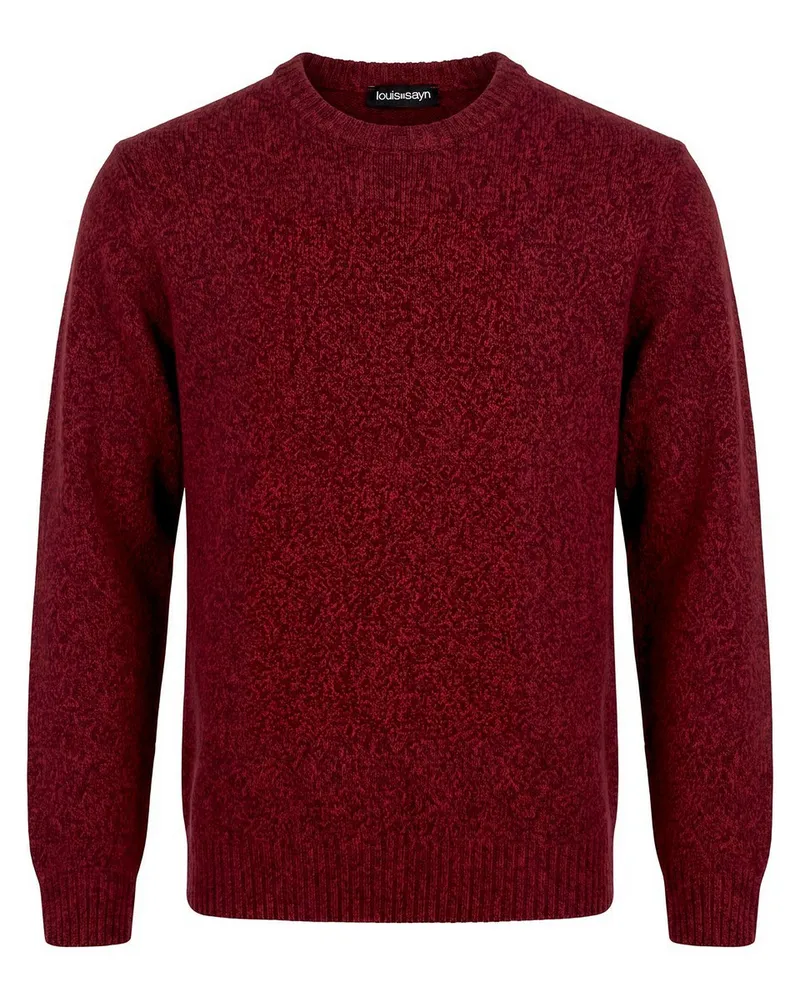Louis Sayn Rundhals-Pullover  rot Rot