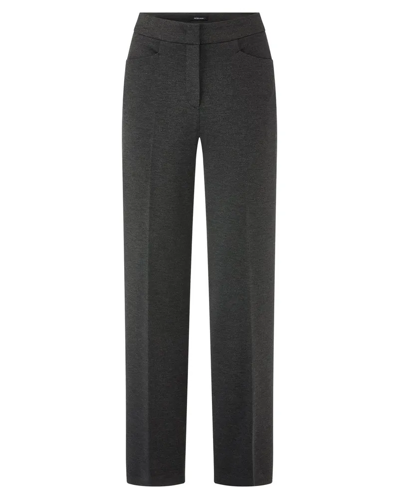 Peter Hahn Knöchellange Straight Fit-Hose  grau Grau