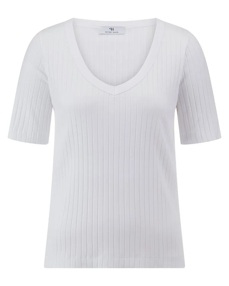 Peter Hahn V-Shirt  weiss Weiss