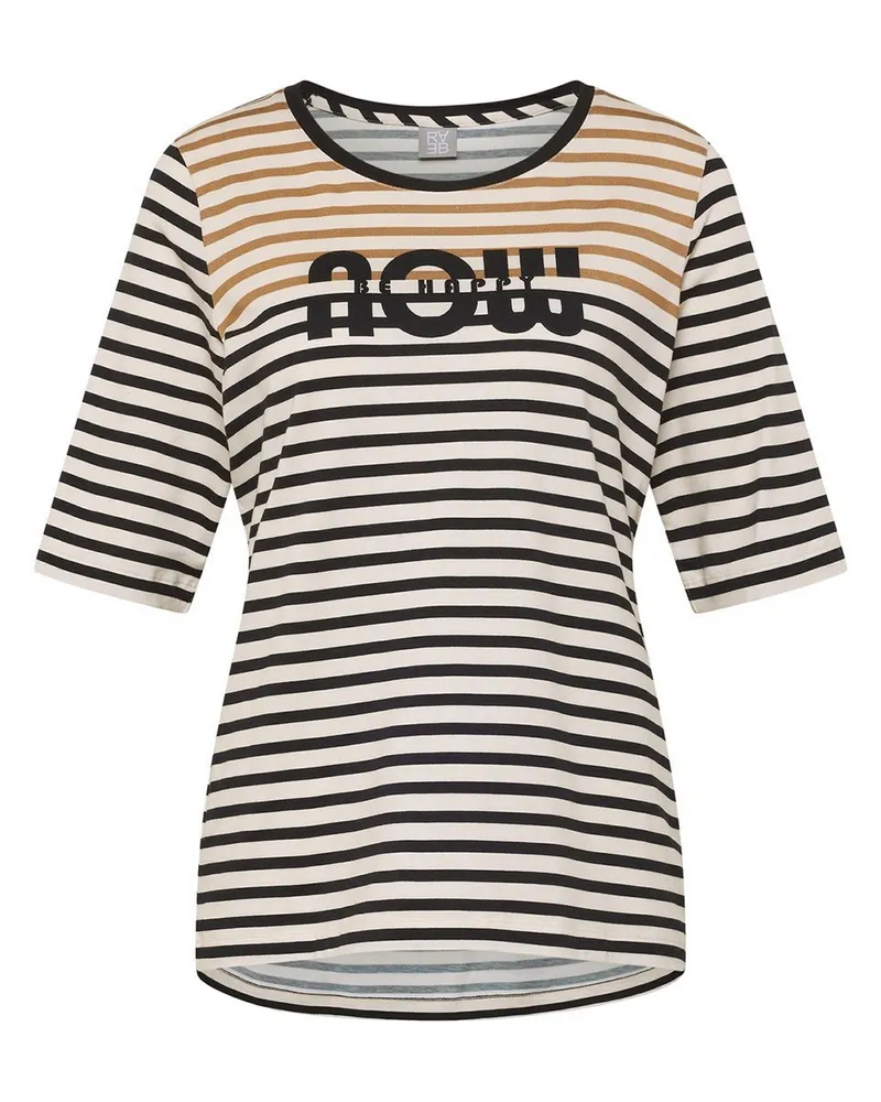 Rabe Rundhals-Shirt  weiss Weiss