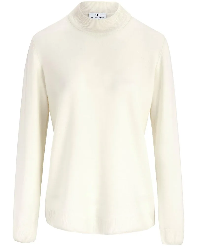 Peter Hahn Pullover aus 100% Schurwolle Pure Tasmanian Wool  weiss Weiss