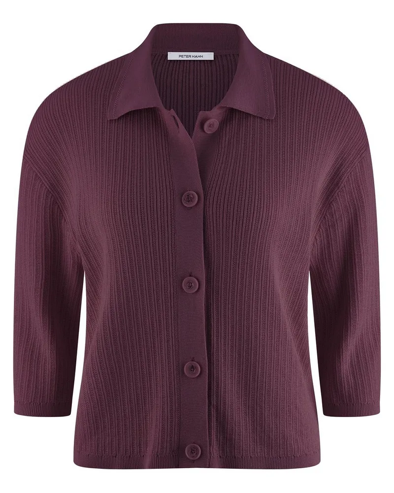 Peter Hahn Strickjacke 3/4-Arm  lila Lila