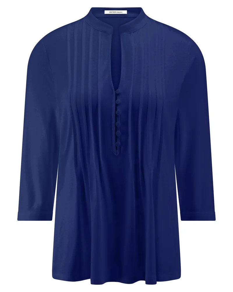 Peter Hahn Jerseybluse  blau Blau
