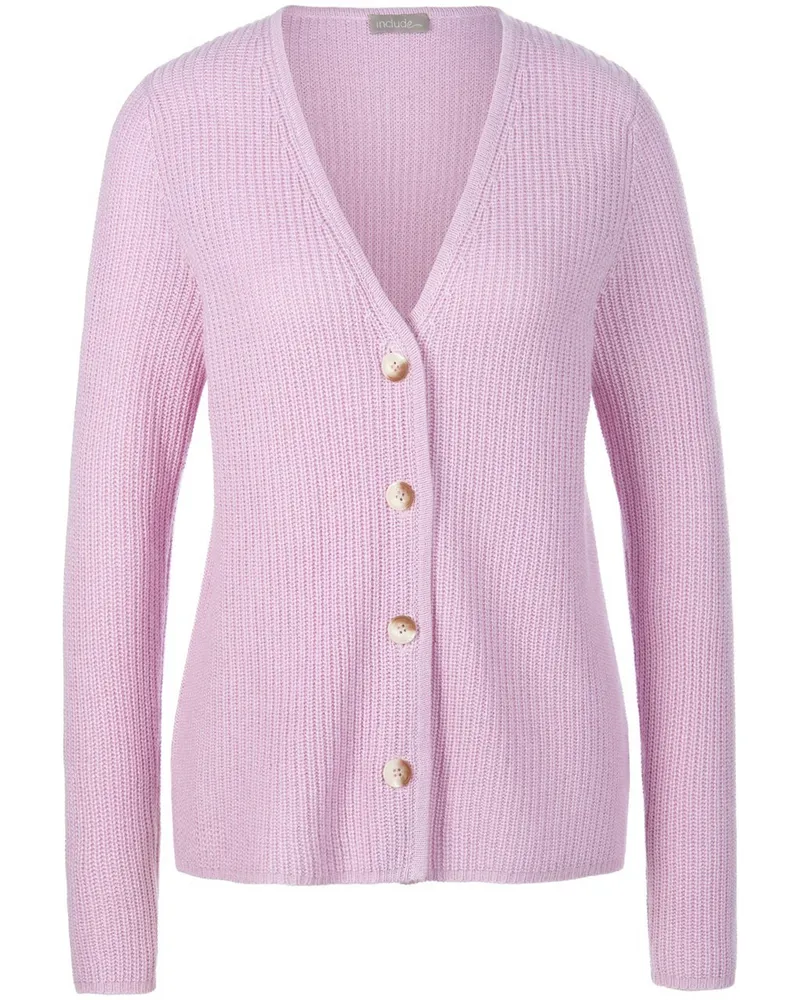 Include Strickjacke aus Seide und Kaschmir  rosé Rosé