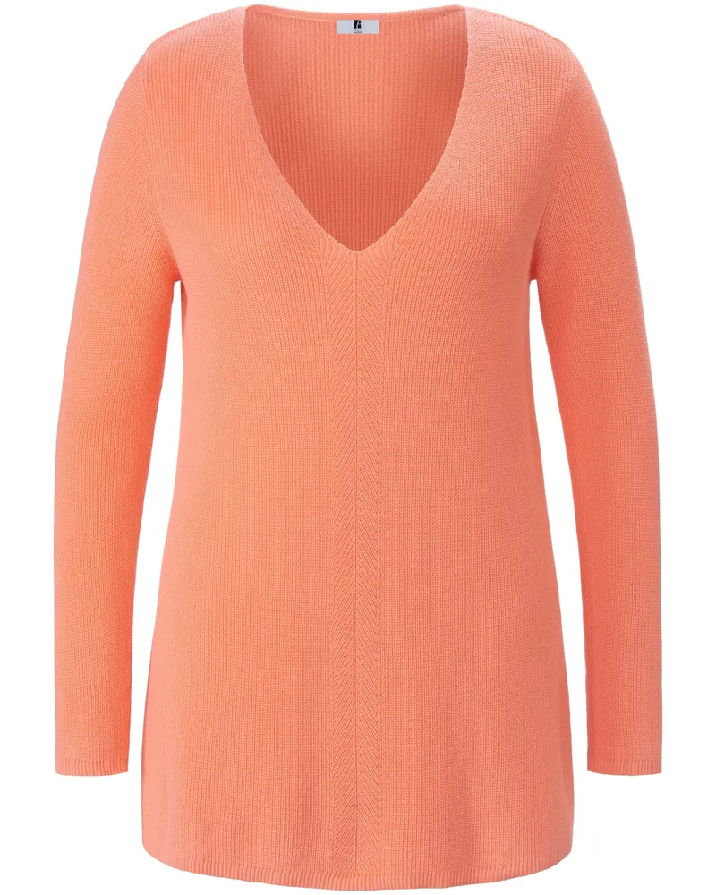 Anna Aura V-Pullover  rot Rot