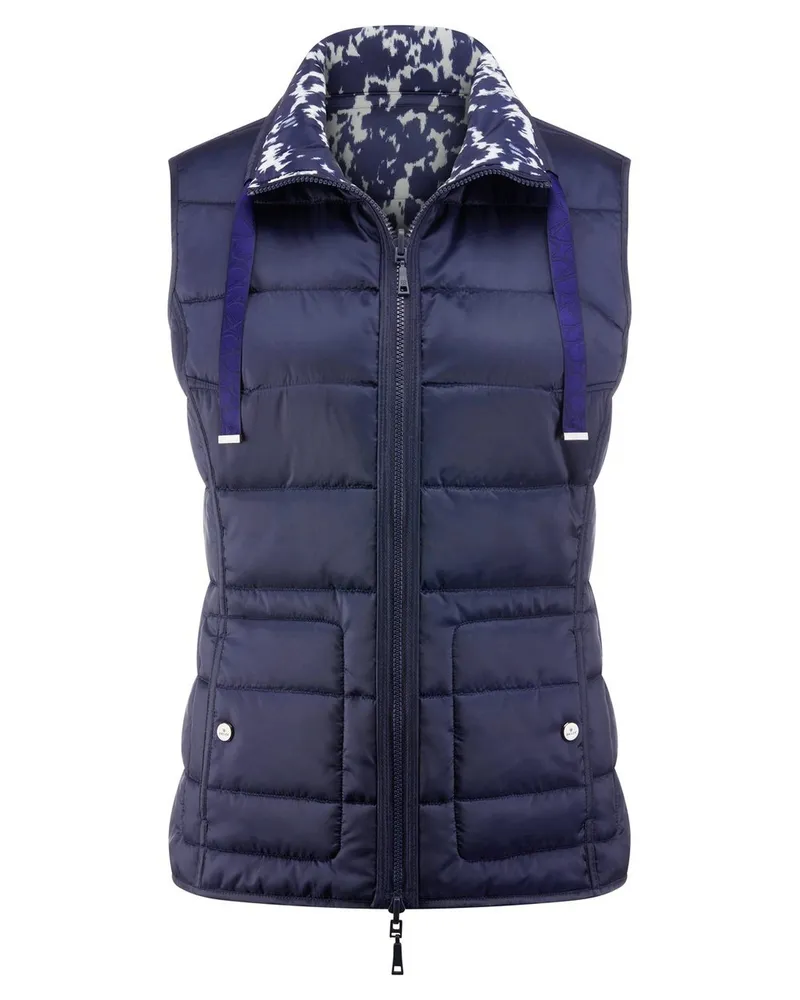 Basler Wende-Steppweste  blau Blau