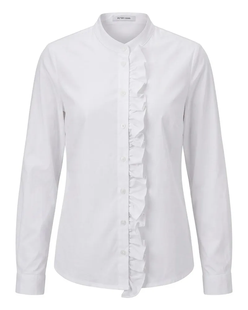 Peter Hahn Bluse  weiss Weiss