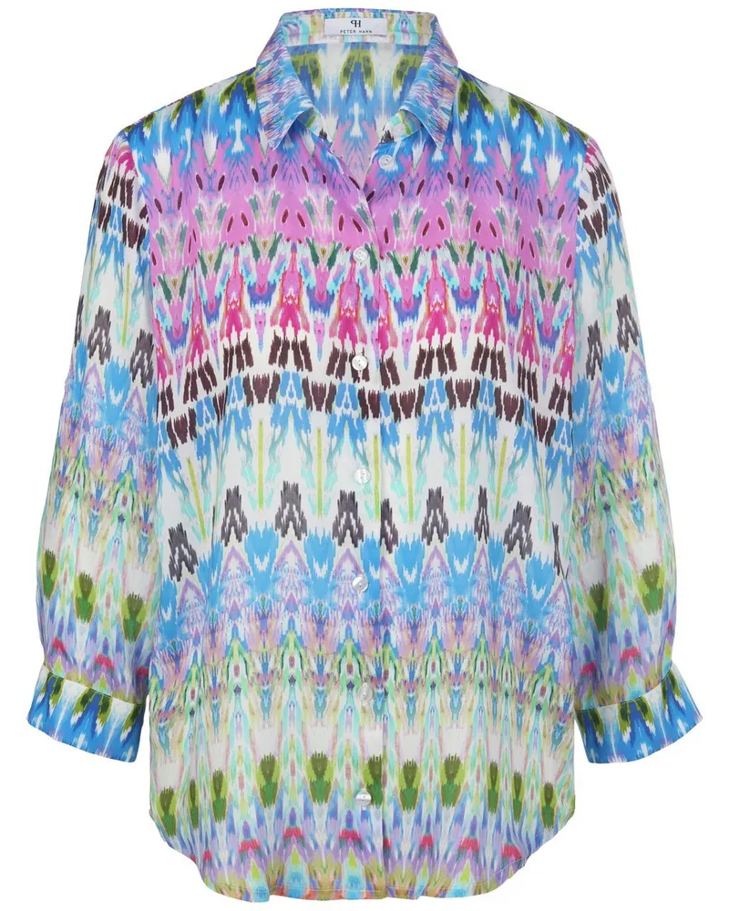 Peter Hahn Bluse  mehrfarbig Mehrfarbig