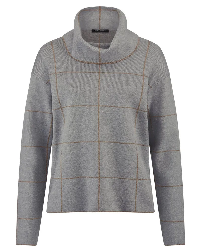 Betty Barclay Rollkragen-Pullover  grau Grau