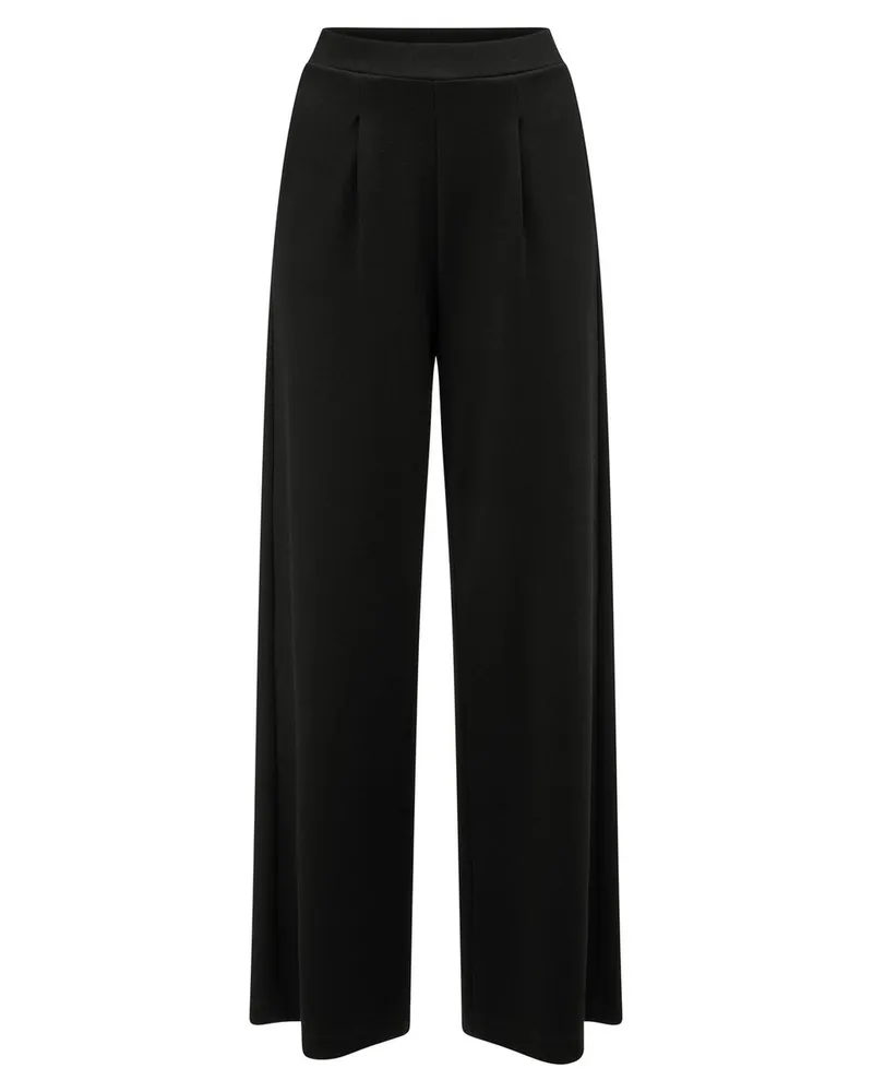 monari Wide Fit-Jersey-Hose  schwarz Schwarz