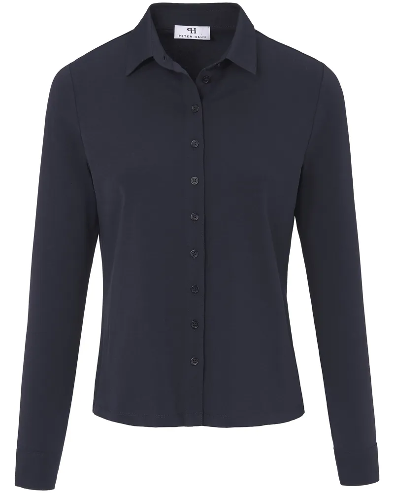 Peter Hahn Jersey-Bluse  blau Blau