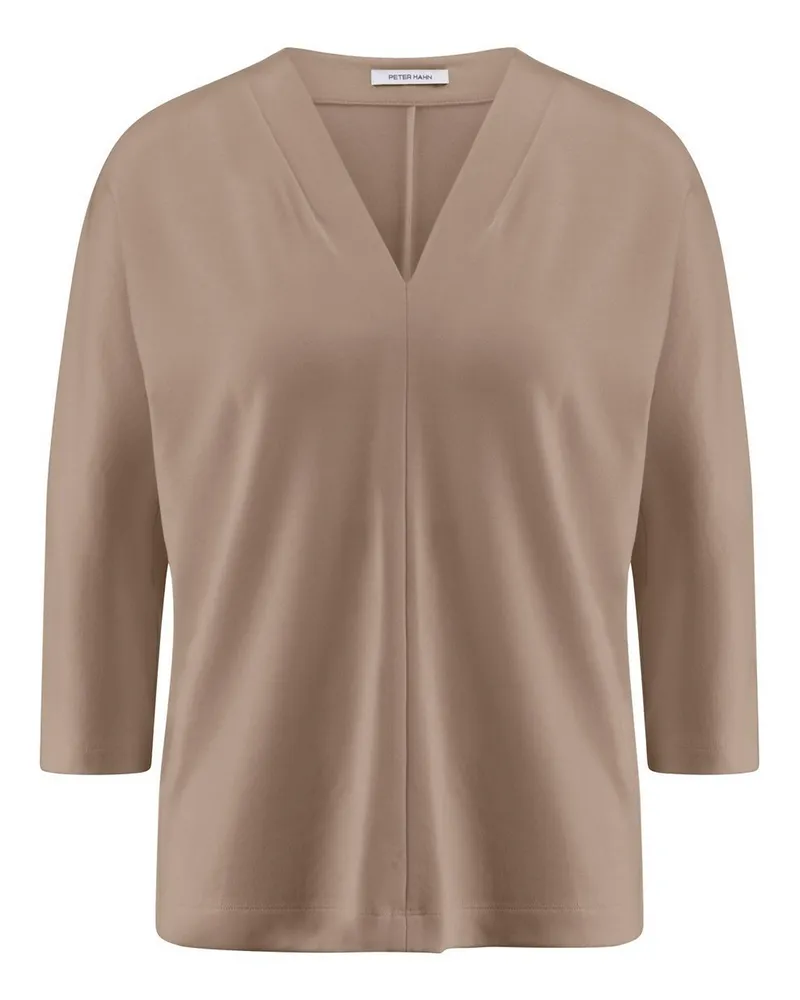 Peter Hahn V-Shirt 3/4-Kimonoarm  beige Beige