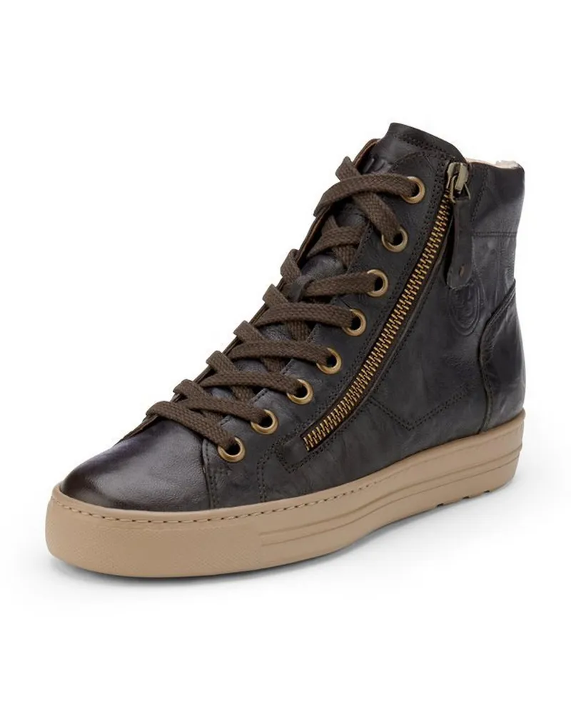 paul green Knöchelhoher Sneaker  braun Braun