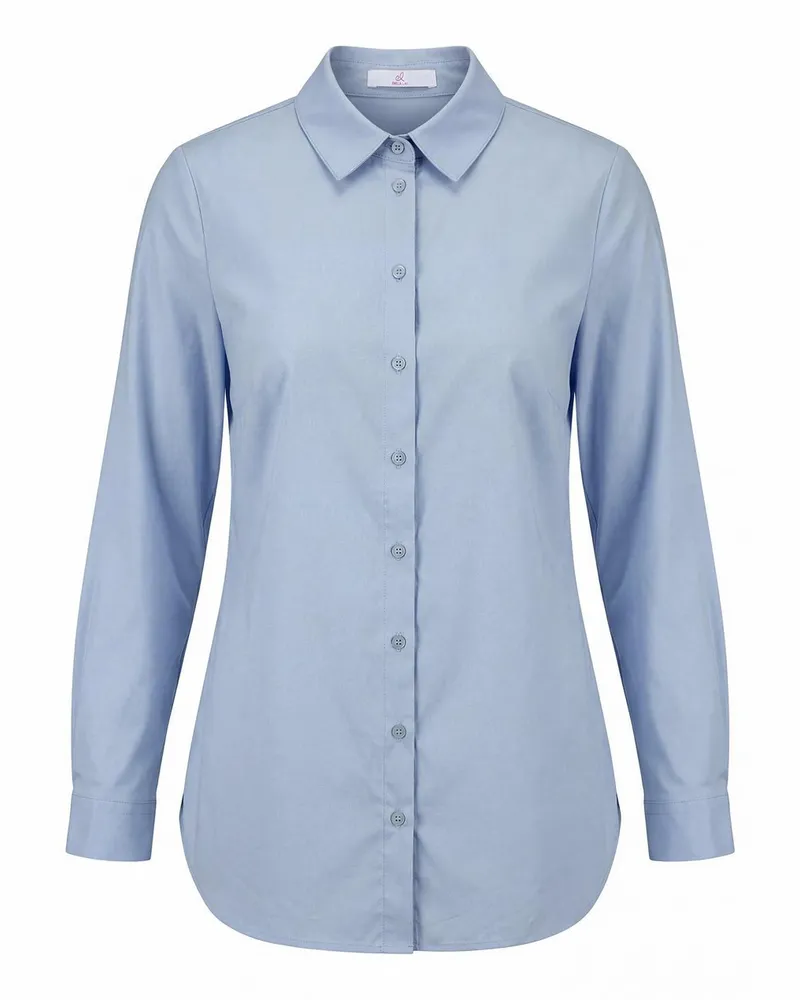 Emilia Lay Long-Bluse  blau Blau