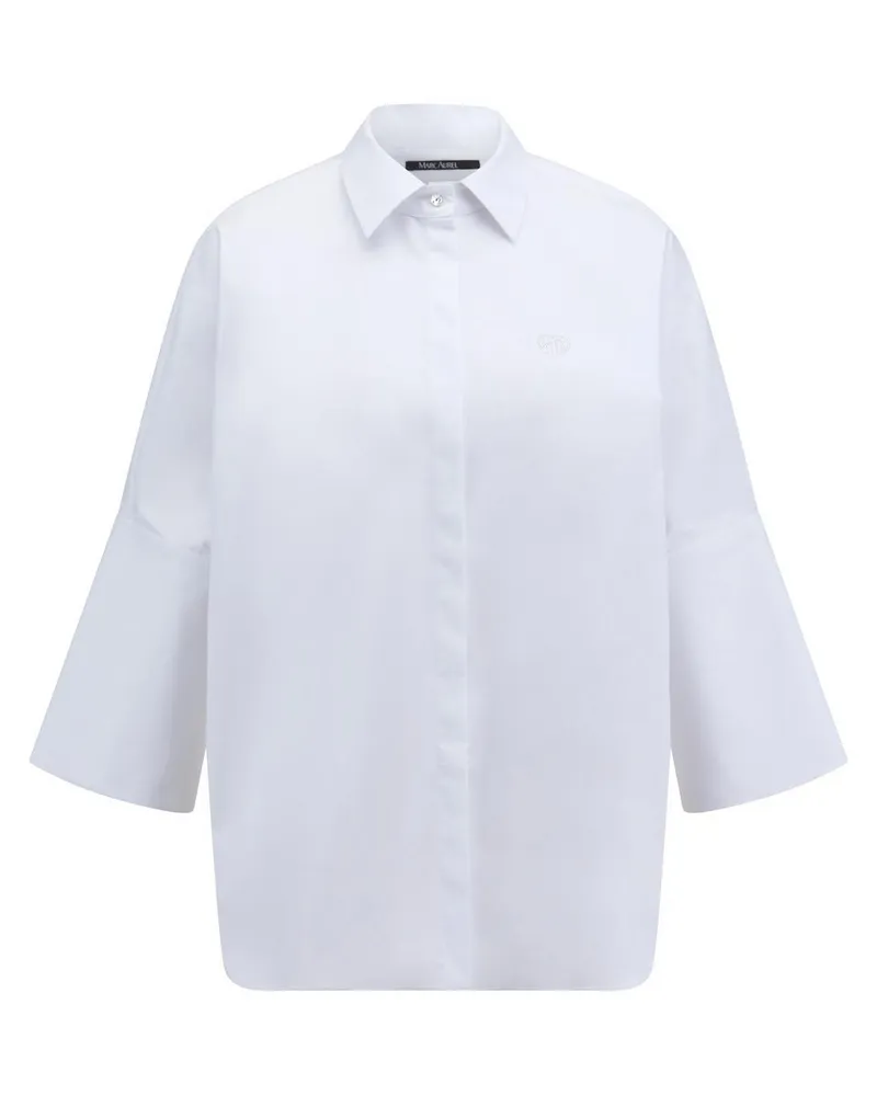 MARC AUREL Long-Bluse  weiss Weiss