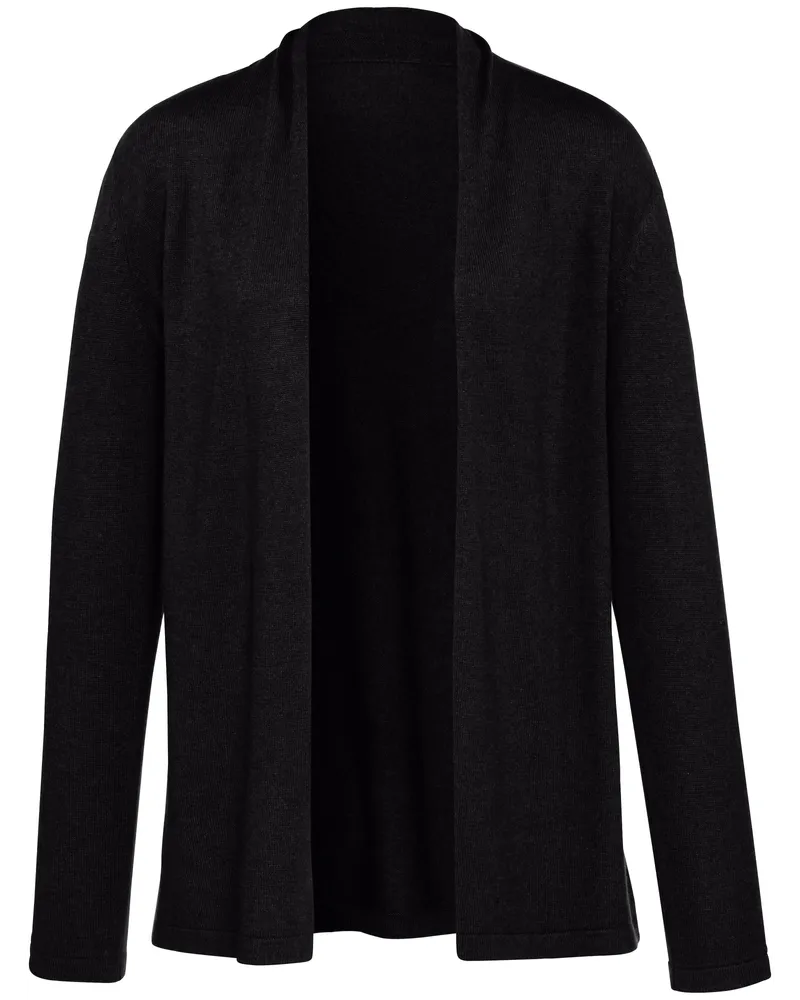 Peter Hahn Strickjacke Modell Caro  Seide/Kaschmir schwarz Schwarz