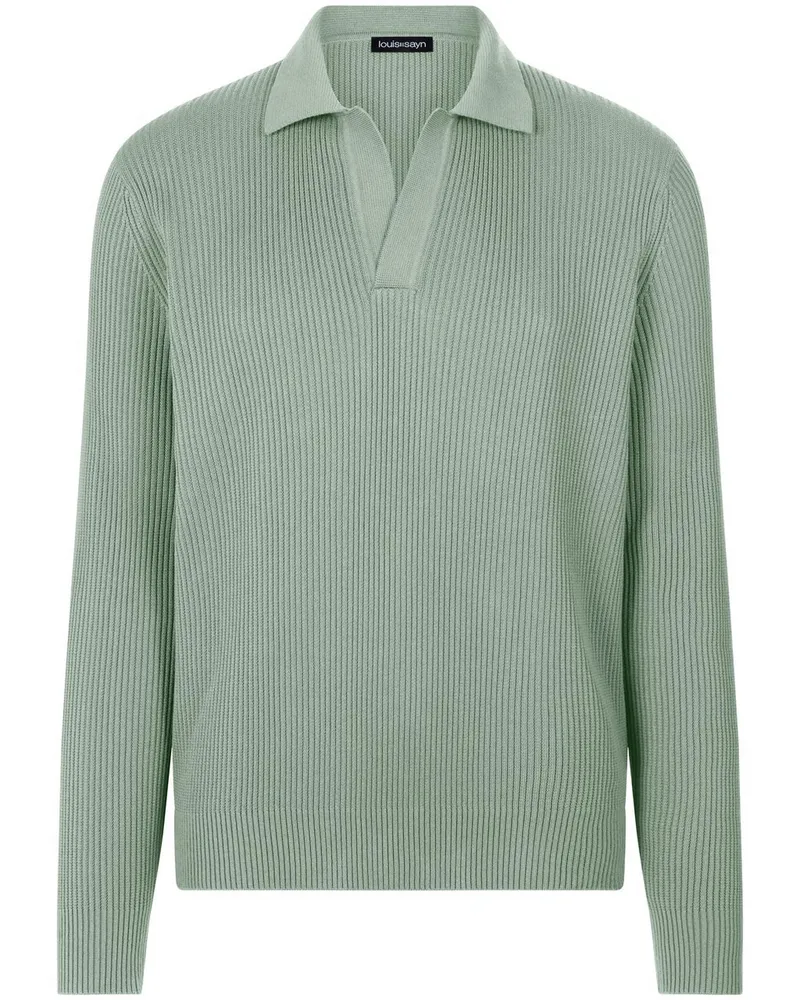 Louis Sayn Polo-Pullover  grün Grün