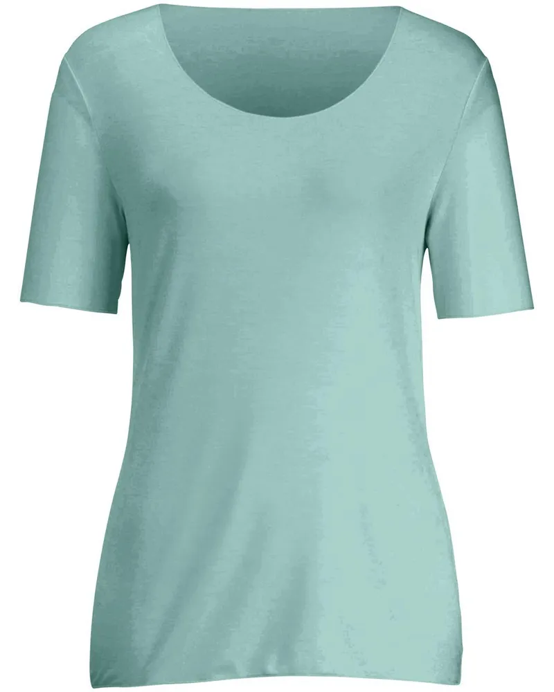 Peter Hahn Rundhals-Shirt langem 1/2-Arm  grün Grün