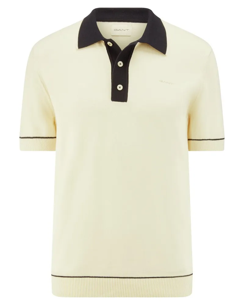 Gant Polo-Pullover  weiss Weiss