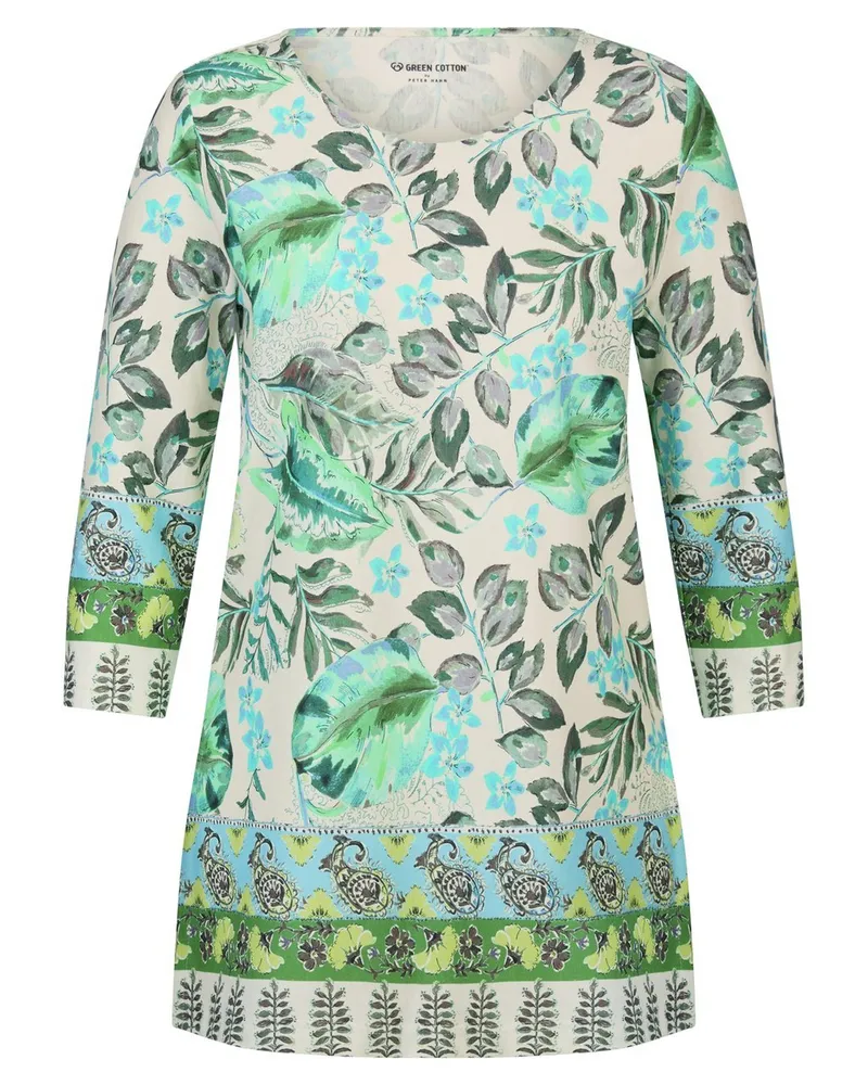 Green Cotton Shirt Trine  weiss Weiss