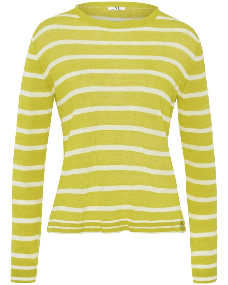 Peter Hahn Rundhals-Pullover  grün Grün
