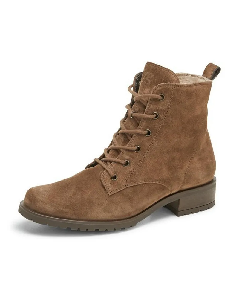 paul green Schnür-Stiefelette  braun Braun
