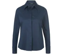 Jersey-Bluse  blau