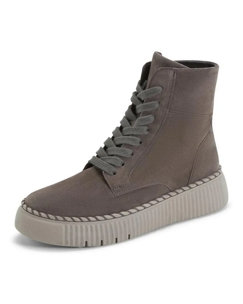 Gabor Plateau-Schnür-Stiefelette  beige Beige