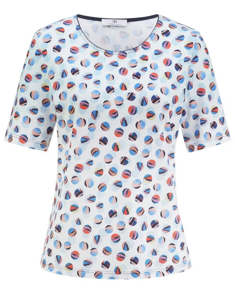 Peter Hahn Rundhals-Shirt  weiss Weiss