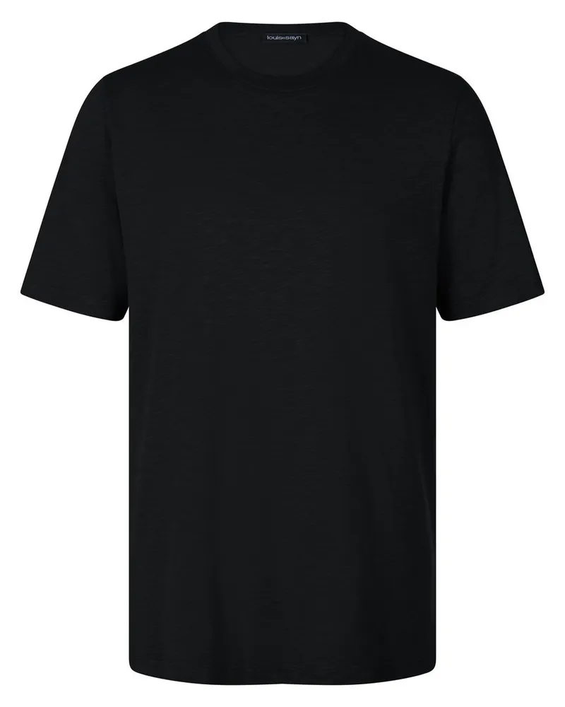 Louis Sayn Rundhals-Shirt  schwarz Schwarz