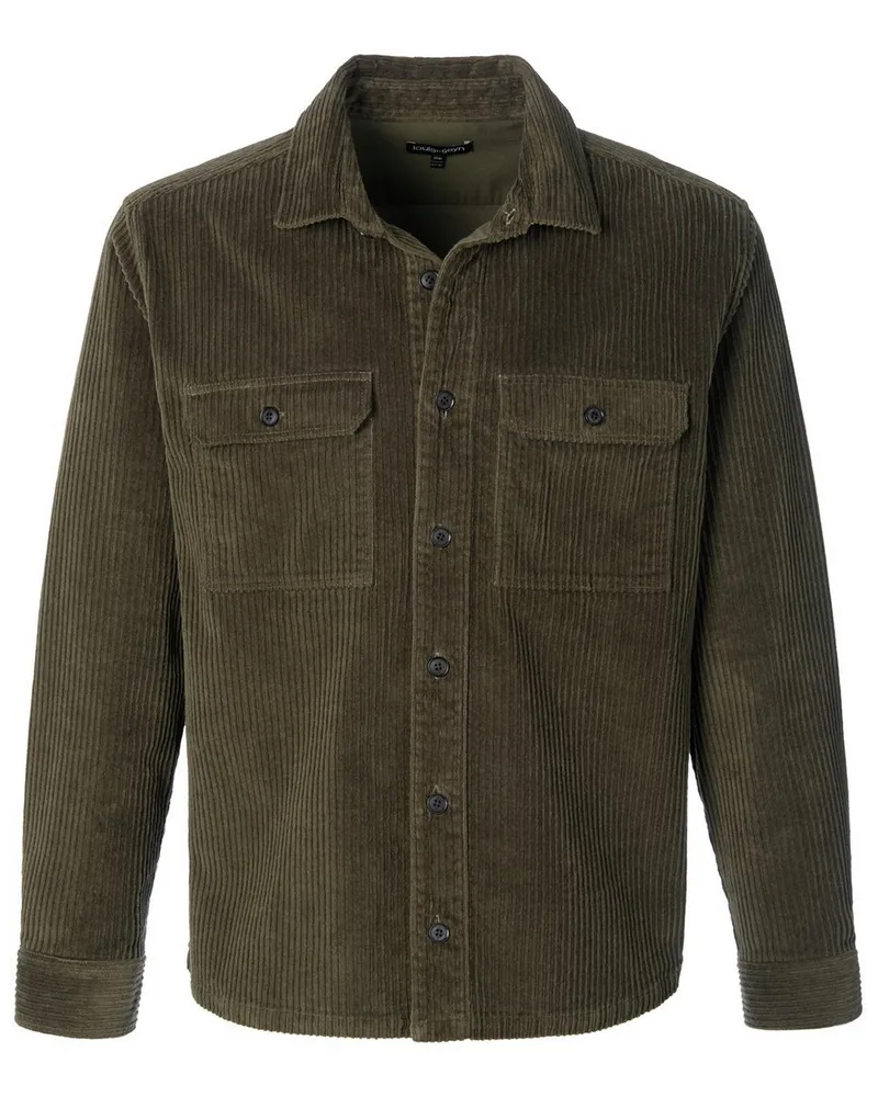 Louis Sayn Cord-Overshirt  grün Grün