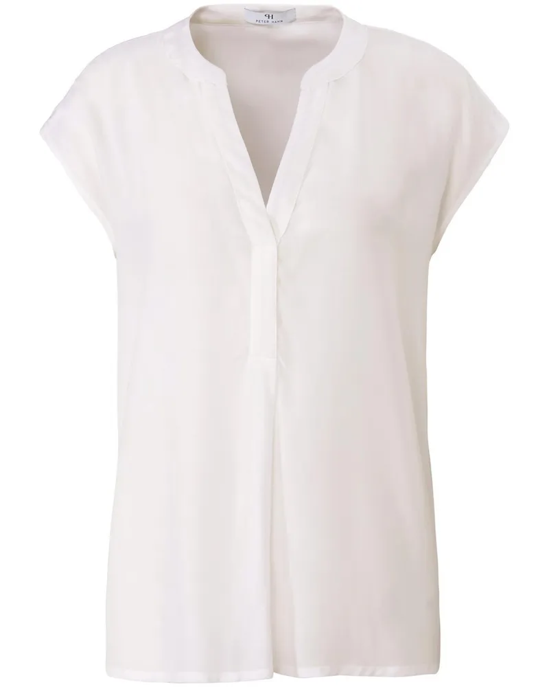 Peter Hahn Bluse  weiss Weiss