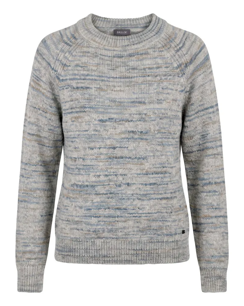 Basler Pullover Rundhals-Ausschnitt  mehrfarbig Mehrfarbig