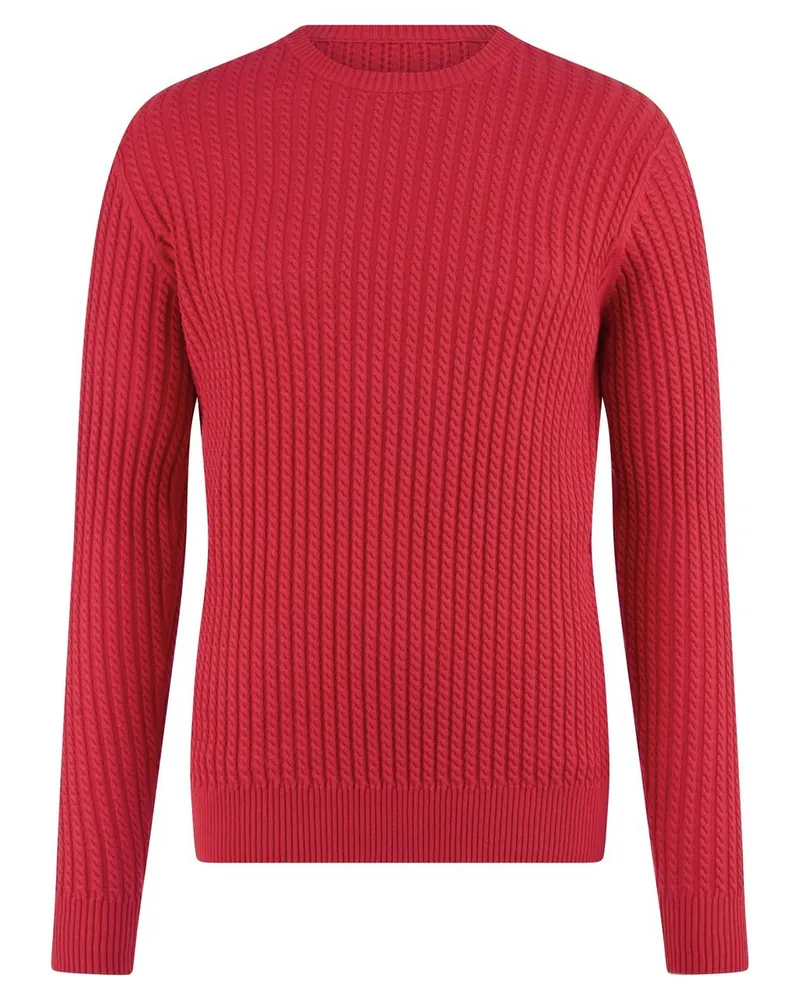 Louis Sayn Rundhals-Pullover  rot Rot