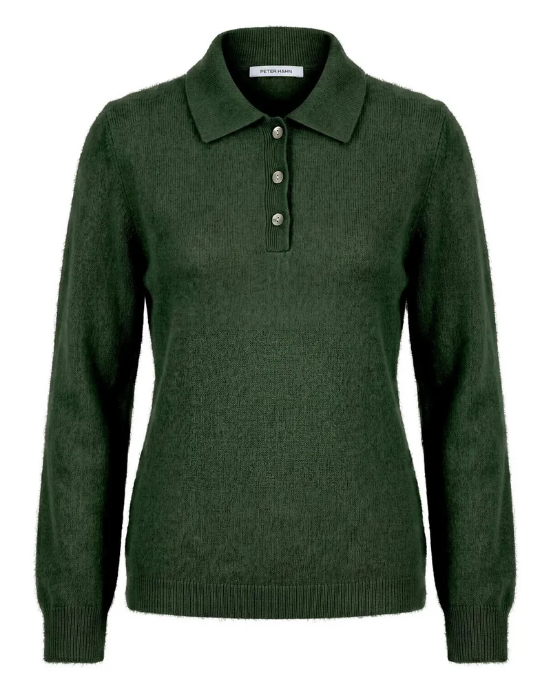 Peter Hahn Polo-Pullover  grün Grün