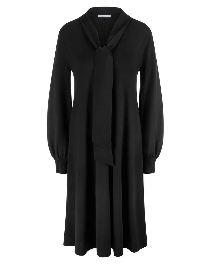 Peter Hahn Strickkleid  schwarz Schwarz