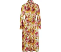 Kleid Hemdkragen  mehrfarbig