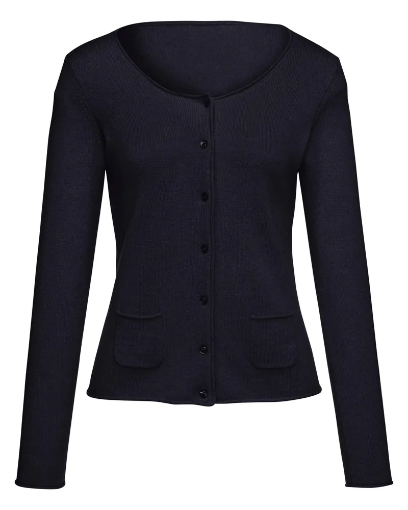 Include Cardigan aus 100 % Kaschmir  blau Blau