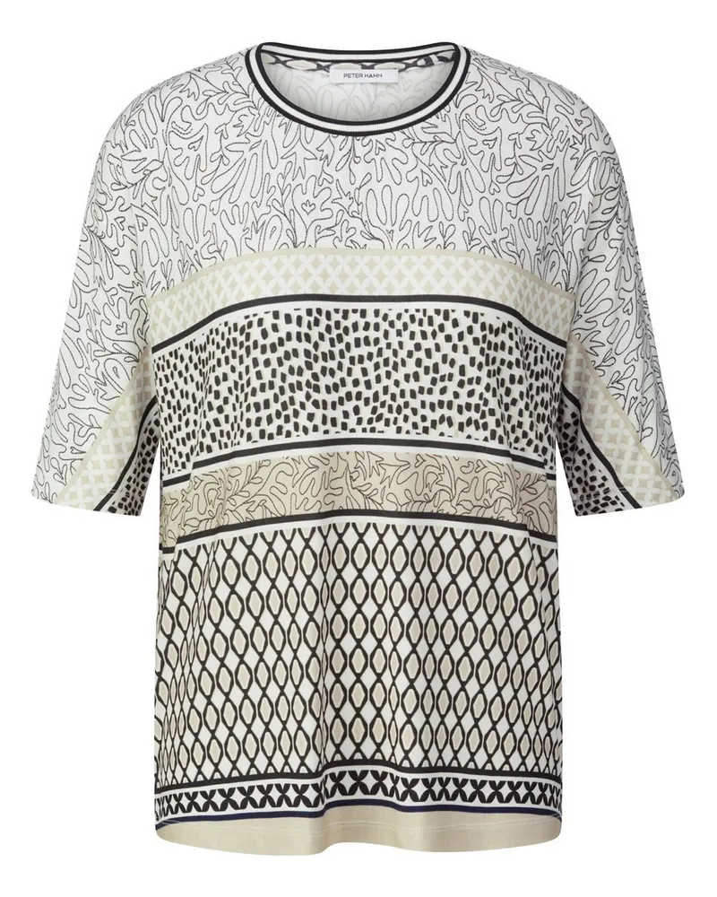 Peter Hahn Rundhals-Shirt  beige Beige