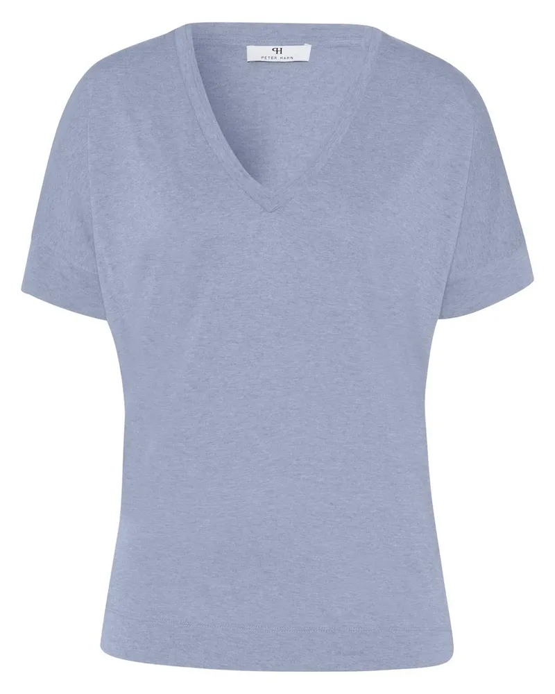 Peter Hahn V-Shirt  blau Blau