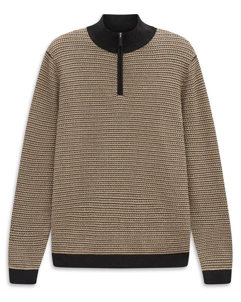 Bugatti Pullover Reißverschluss  beige Beige