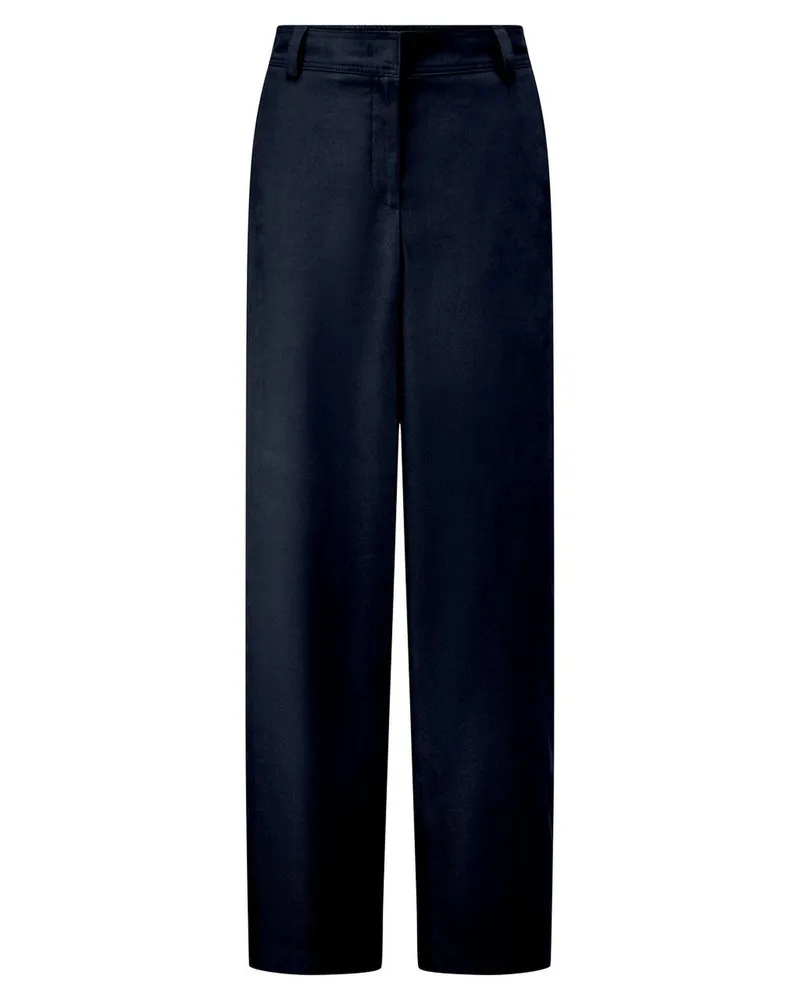 Peter Hahn Knöchellange Modern Fit-Hose  blau Blau