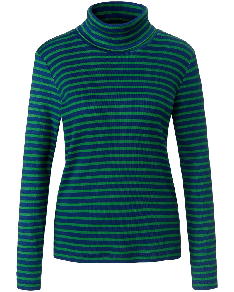 Peter Hahn Rollkragen-Shirt  blau Blau