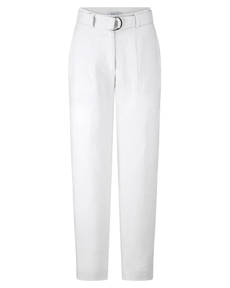 Peter Hahn Knöchellange Wide Fit-Hose  weiss Weiss