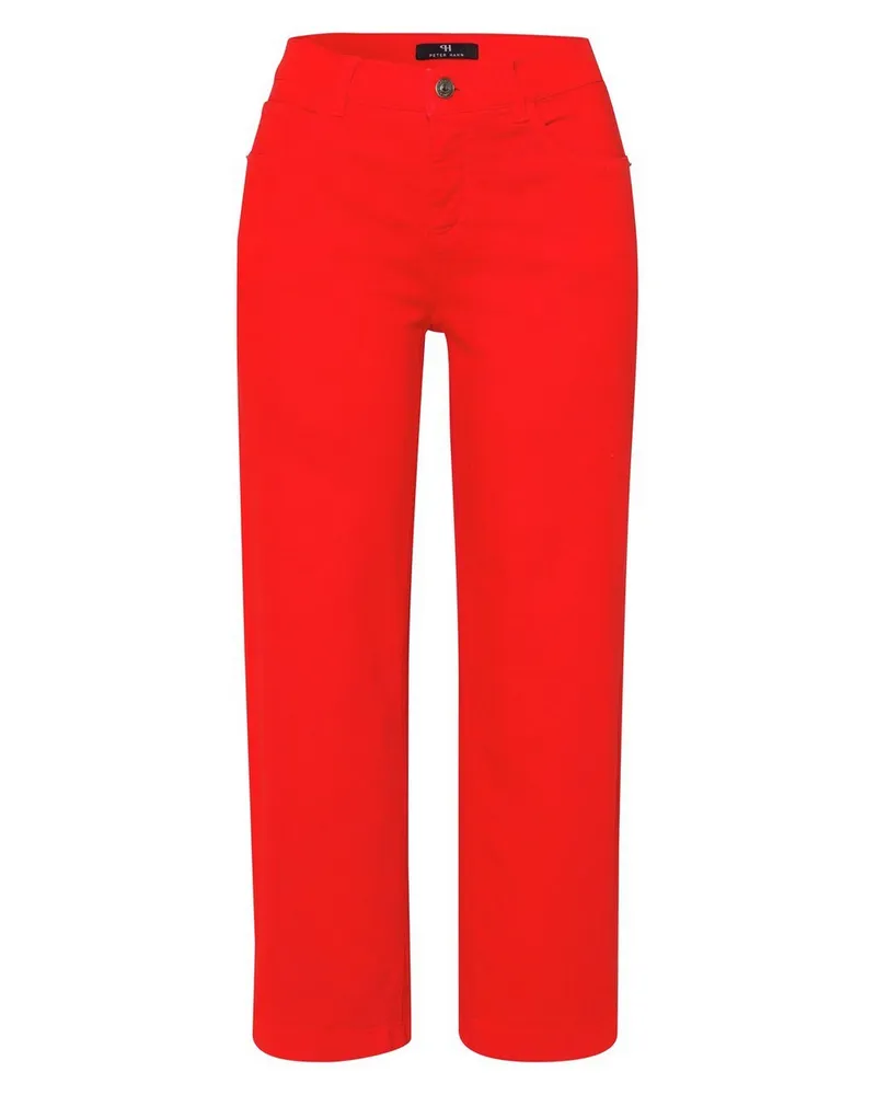 Peter Hahn Jeans-Culotte  rot Rot