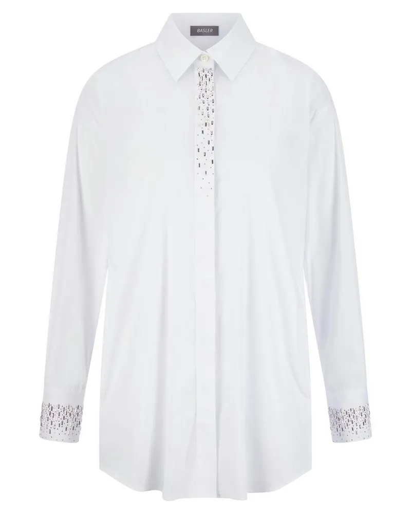 Basler Long-Bluse  weiss Weiss