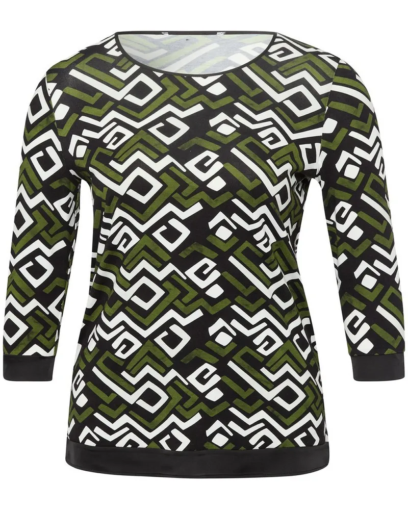 Anna Aura Rundhals-Shirt 3/4-Arm  grün Grün